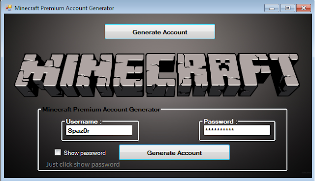 minecraft free account generator